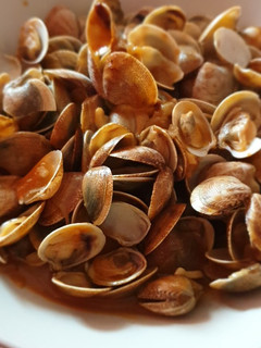 Una foto de Chirlas o almejas en salsa