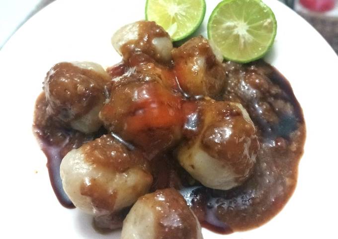 cilok bumbu kacang (super mudah!) - resepenakbgt.com