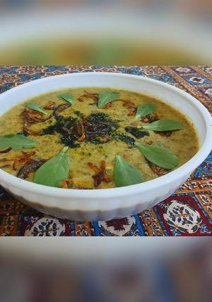عکسی از دستور آش خرفه