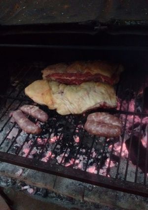 Una foto de Asado a la parrilla de chorizos dietéticos
