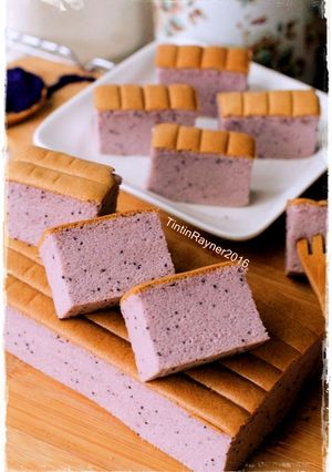 Foto resep Ogura Cake Taro ( Purple sweet yam) New Recipe