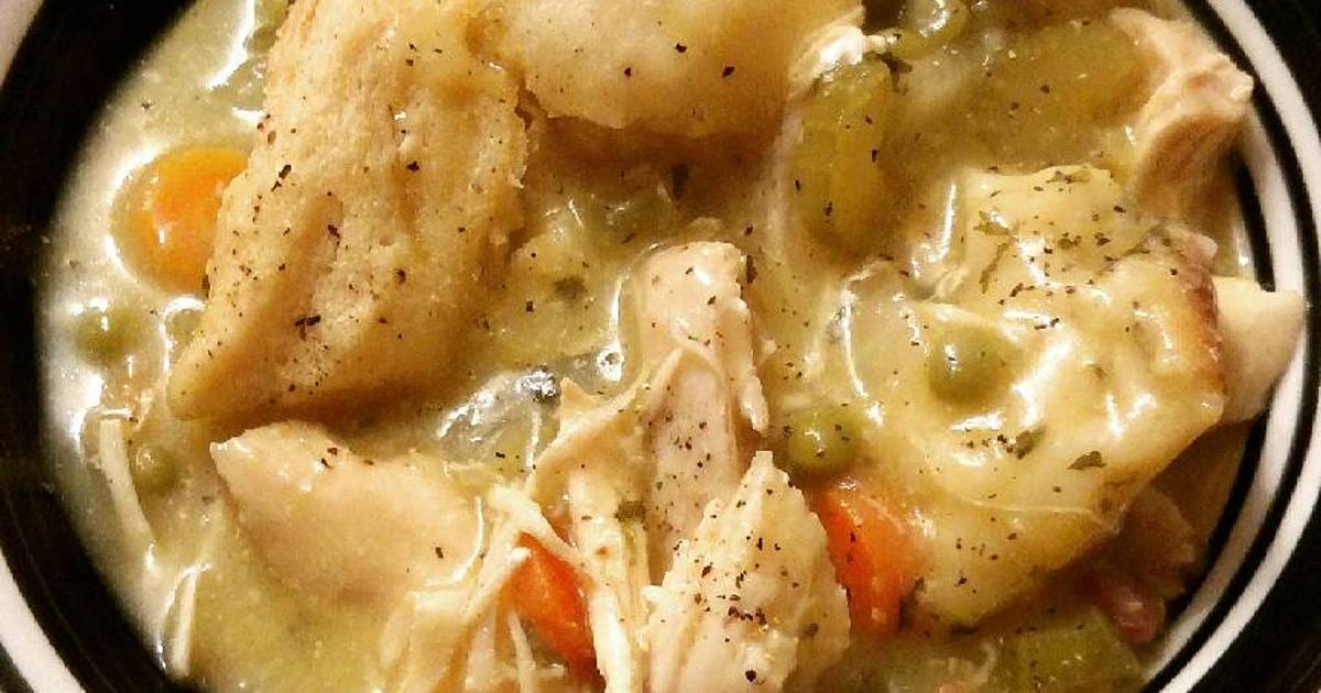Crockpot Chicken and Dumplings Recipe by Atasha Ashley - Cookpad