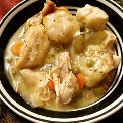 A picture of Crockpot Chicken and Dumplings.