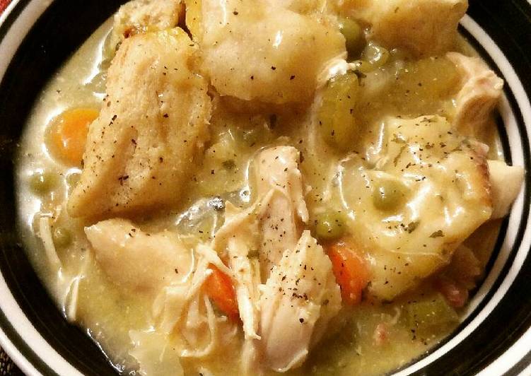 Simple Way to Prepare Any-night-of-the-week Crockpot Chicken and Dumplings