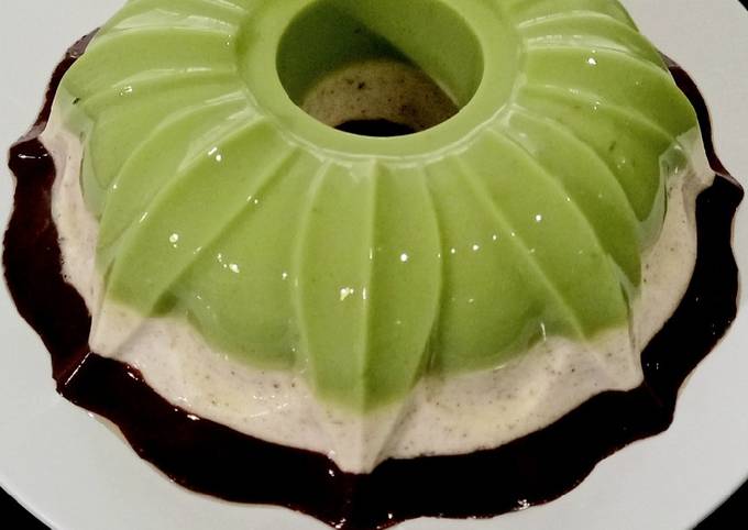 Puding Alpukat Oreo Coklat