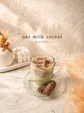 Oat Milk Cereal Matcha (Menu Sarapan SatSet) 5 Menit