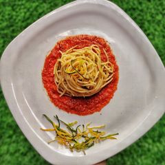 A picture of Fiery spaghetti.