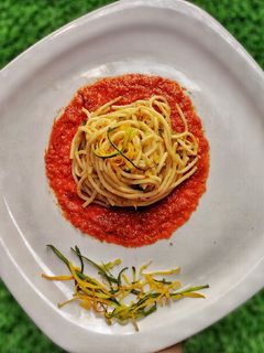 A picture of Fiery spaghetti.