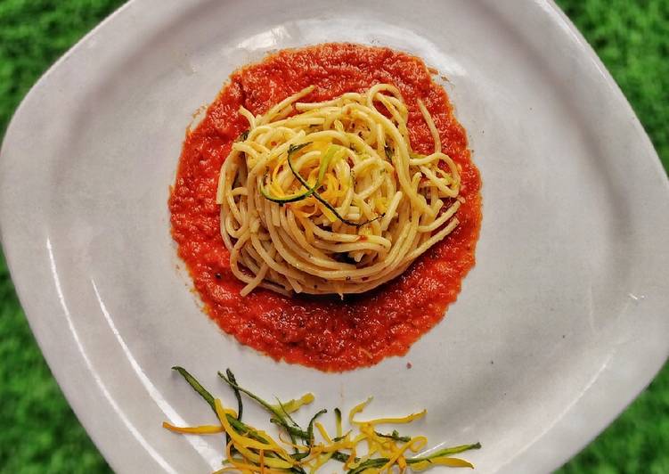 Easiest Way to Make Ultimate Fiery spaghetti