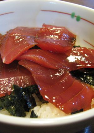 A picture of Easy Microwave Sushi Vinegar & Marinade for Tekka Don.
