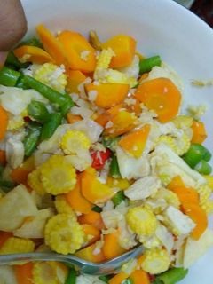 Foto resep Sayur capcai dengan ayam cincang