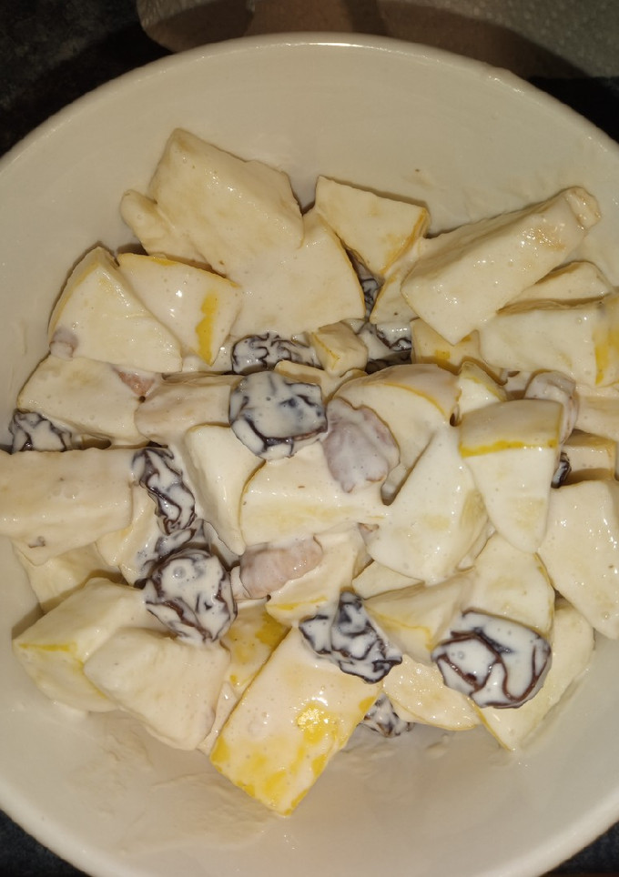 Una foto de Manzanas con crema express