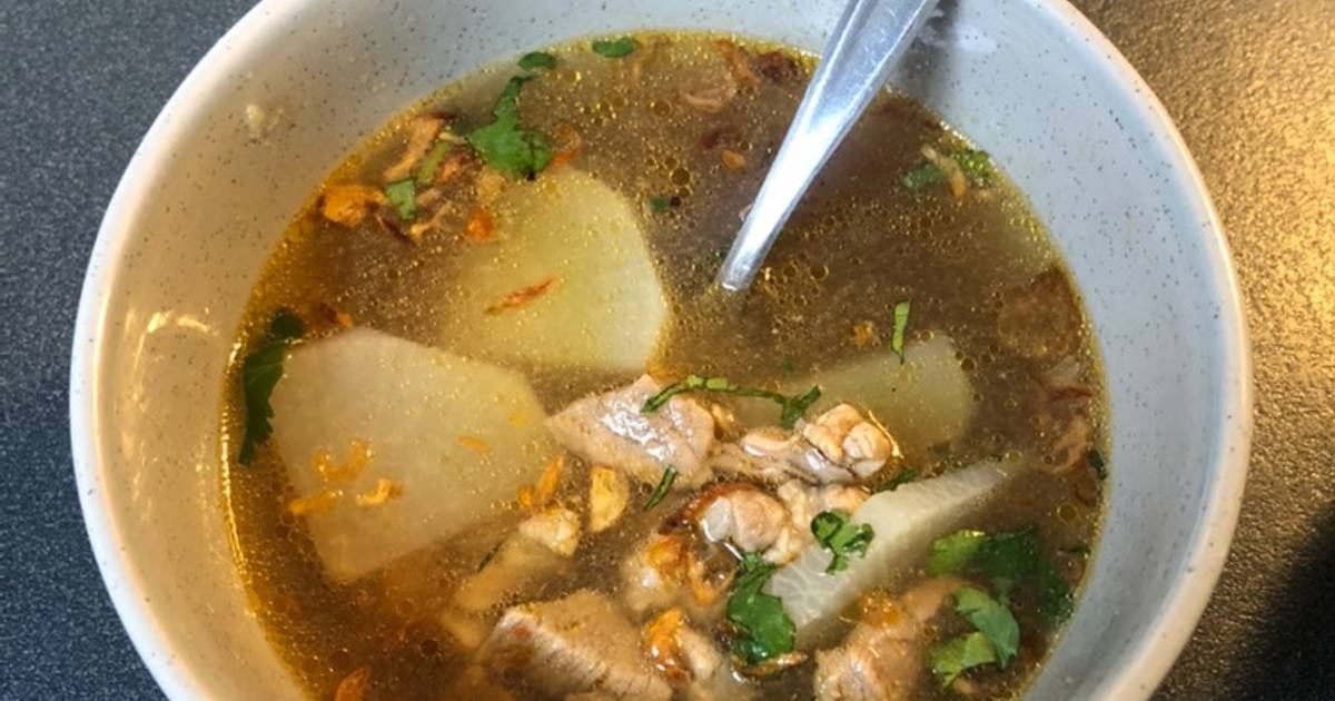 15 resep soto lobak babi enak dan sederhana ala rumahan