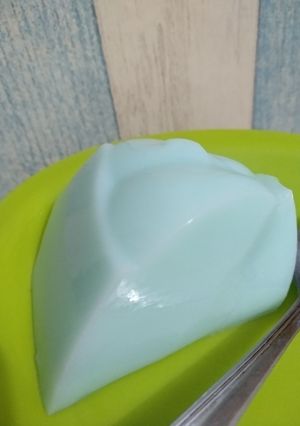 Foto resep Blueberry Semi Silky Pudding