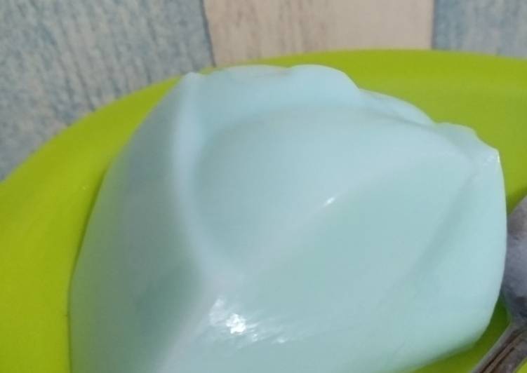 Blueberry Semi Silky Pudding