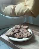 Galletitas de avena con pasta de maní y de avena con pasas
