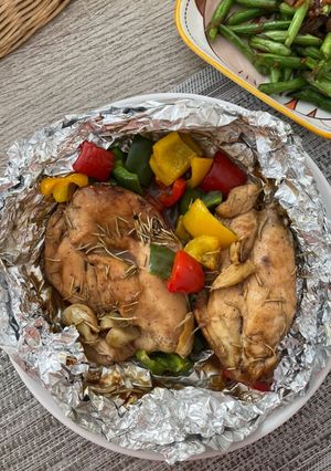 Foto resep Chicken grill with paprika (ayam panggang)