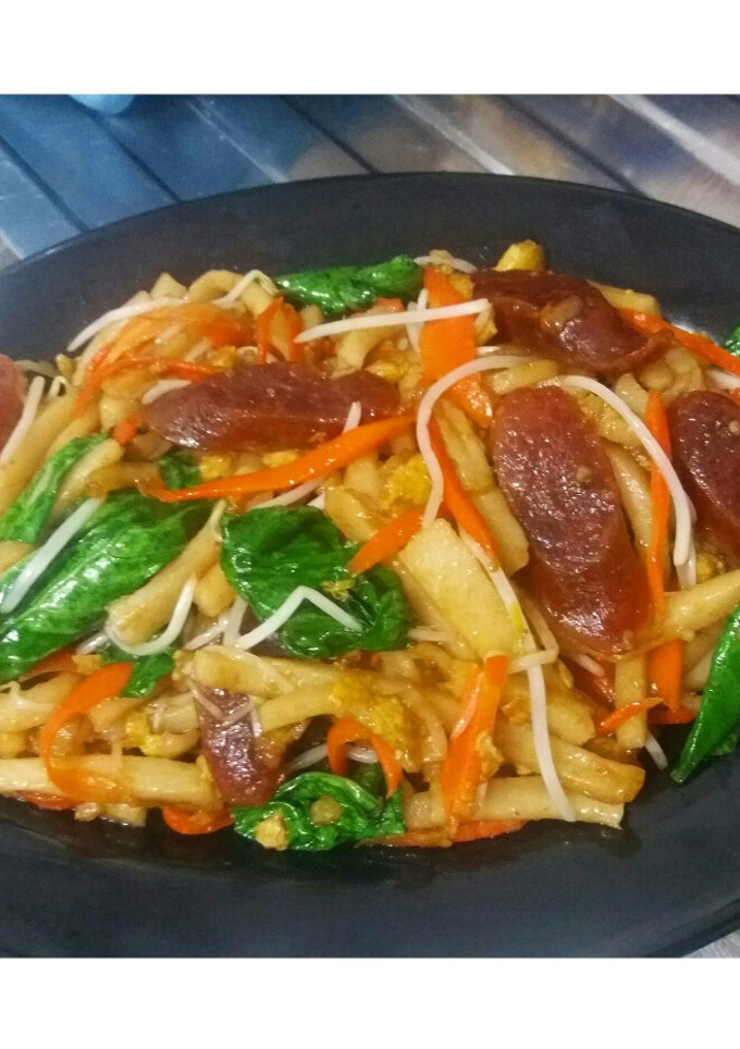 Foto resep ☡Non Halal☡ Kwetiaw Goreng Pork Sausage