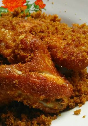 Foto resep Ayam goreng serundeng halus