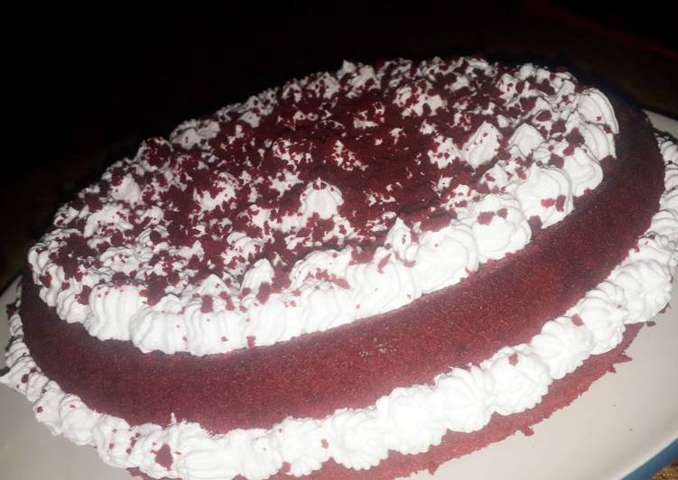 Cara buat Red Velvet Kukus with Butter Cream Super Lembut🍭 yang nikmat Untuk Jualan