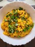 Corn and broken wheat dalia