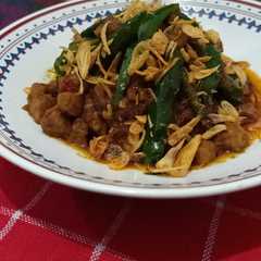 รูปของ Ponggol tempe aka oseng tempe