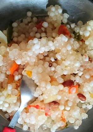 A picture of Sabudana khichdi.