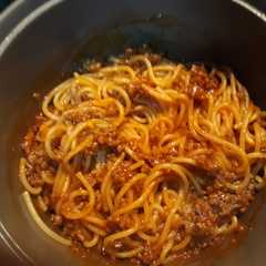 A picture of Pasta in 15 minutes.