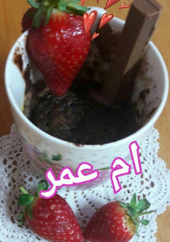 صورة لوصفة كيك الكيت كات ع طريقة الغالية ولا بالاحلام 😘😘
