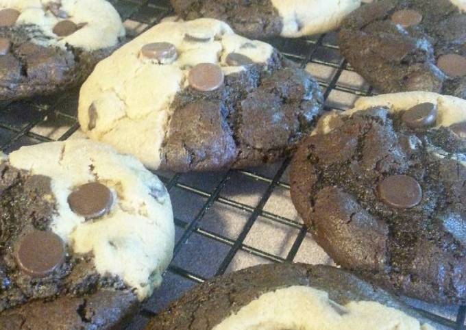 Soft Baked Peanut Butter - Chocolate Swirl Cookies