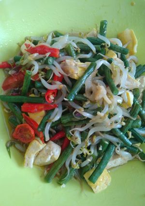 Foto resep Tumis Tahu tauge kacang panjang