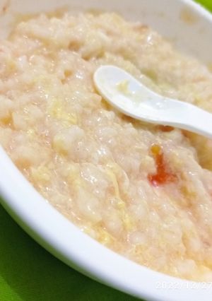 Foto resep Bubur tim 3 bahan super gampang mpasi 8+
