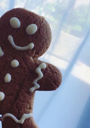 Una foto de Galletas de jengibre navideñas
