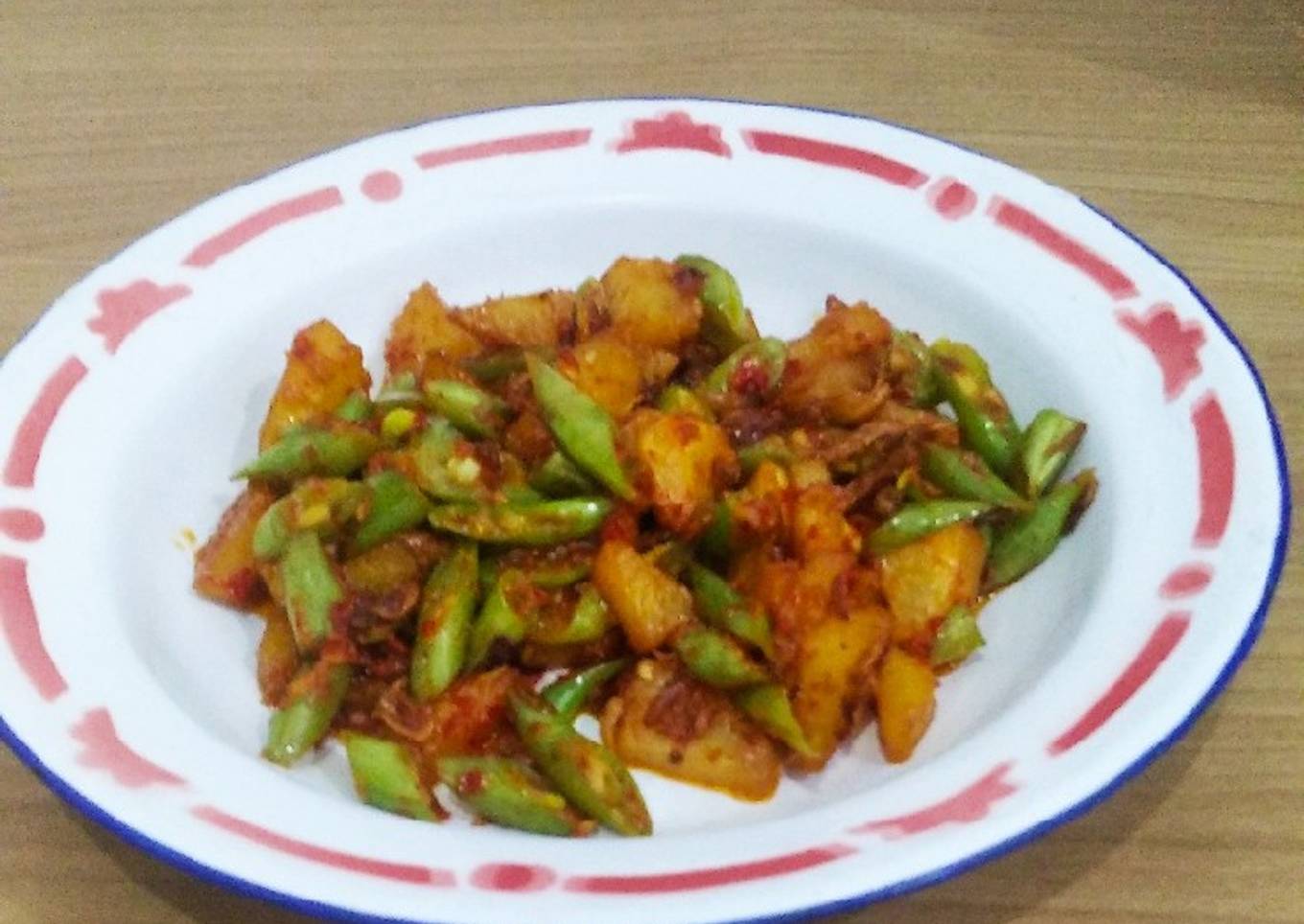 Sambal goreng kentang buncis
