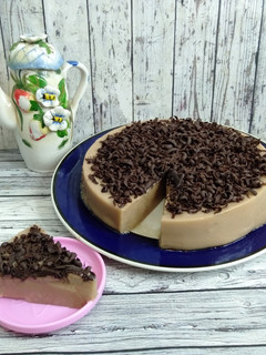Foto resep Puding brownies roti tawar milo