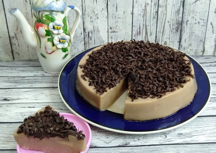 Cara Siapkan LezatPuding brownies roti tawar milo