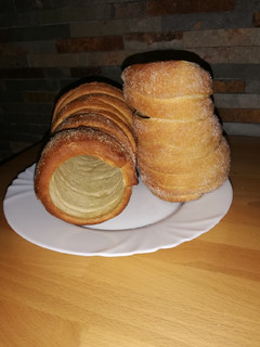 Kürtöskalács tej és tojásmentes recept fotója