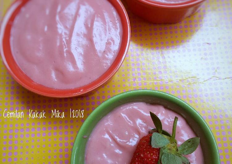 Resep Tubby Custard / Pudding Tubby / Pudding Teletubbies