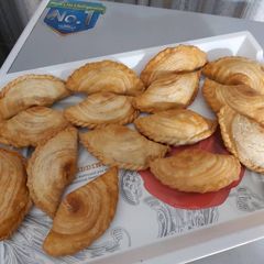 Spiral Curry puffs A picture of Spiral Curry puffs.