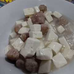 A picture of Mun tahu sapi.