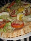 Pizza rápida con pan pita