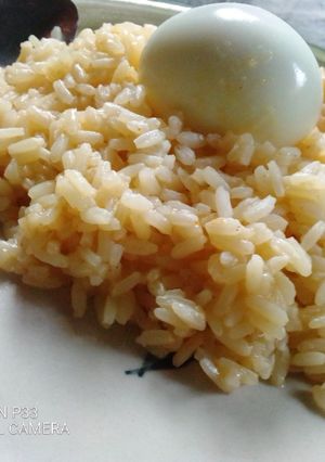 A picture of Peppered rice.