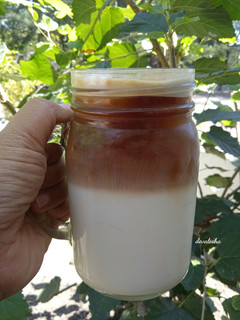 Foto resep Iced Milk Coffee with Yogurt