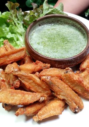 รูปของ ปีกไก่ทอดเกลือ