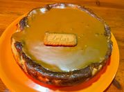 Una foto de lotus cheesecake