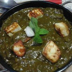 Palak paneer A picture of Palak paneer.