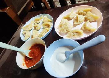 How to Prepare Tasty Chicken Momos or dumplings
