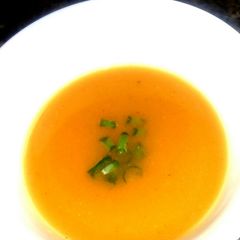 A picture of Hot Carrot soup.
