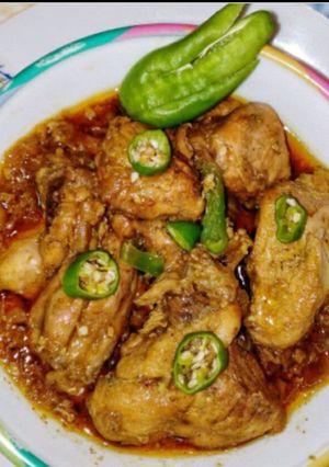 A picture of Chicken karahi.