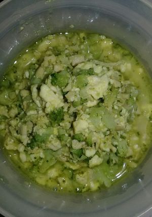 Foto resep Mpasi 10m+ orak arik tahu brokoli